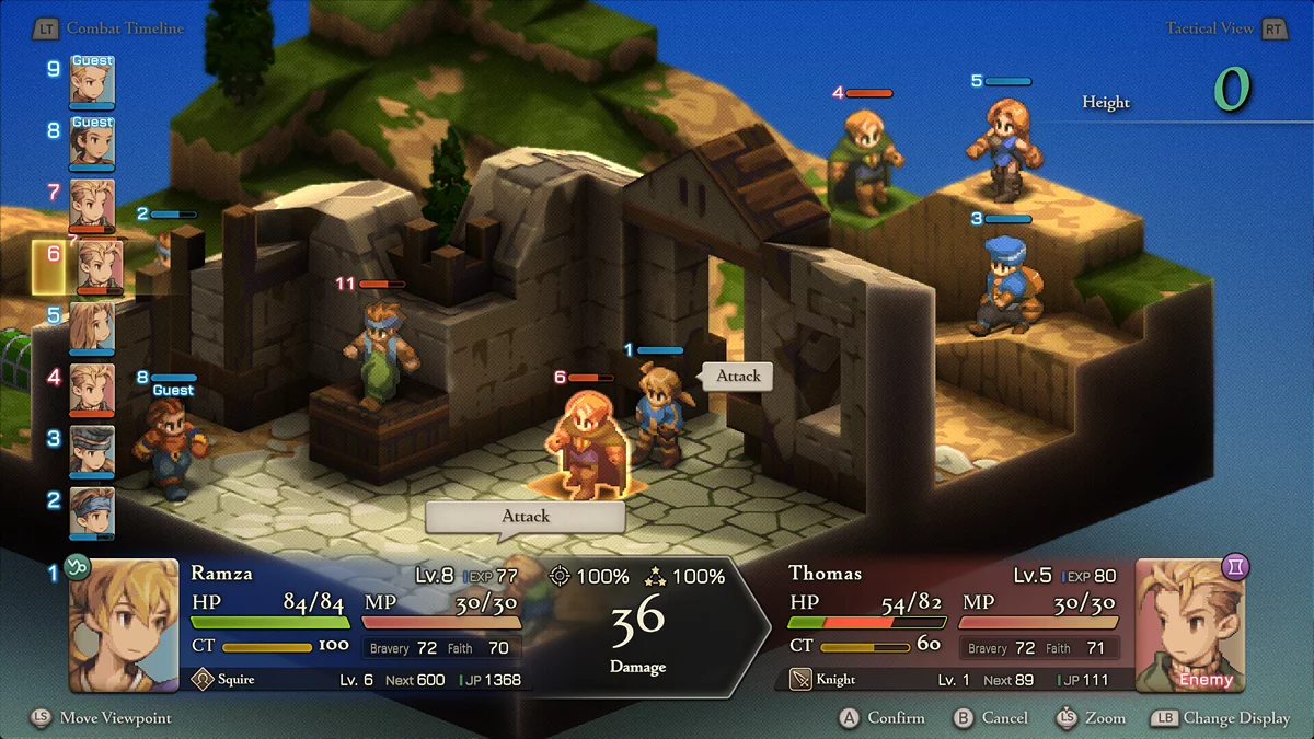 Скриншоты из Final Fantasy Tactics - The Ivalice Chronicles