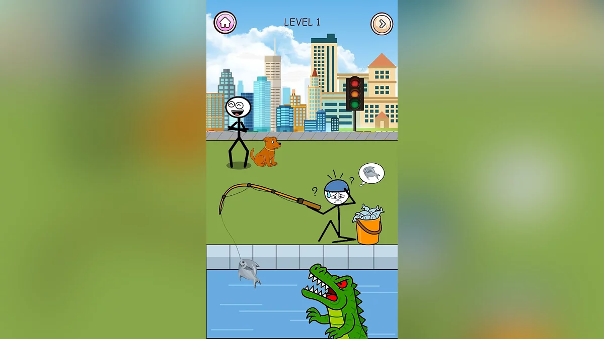 Скриншоты из Stickman Escape Thief Puzzle