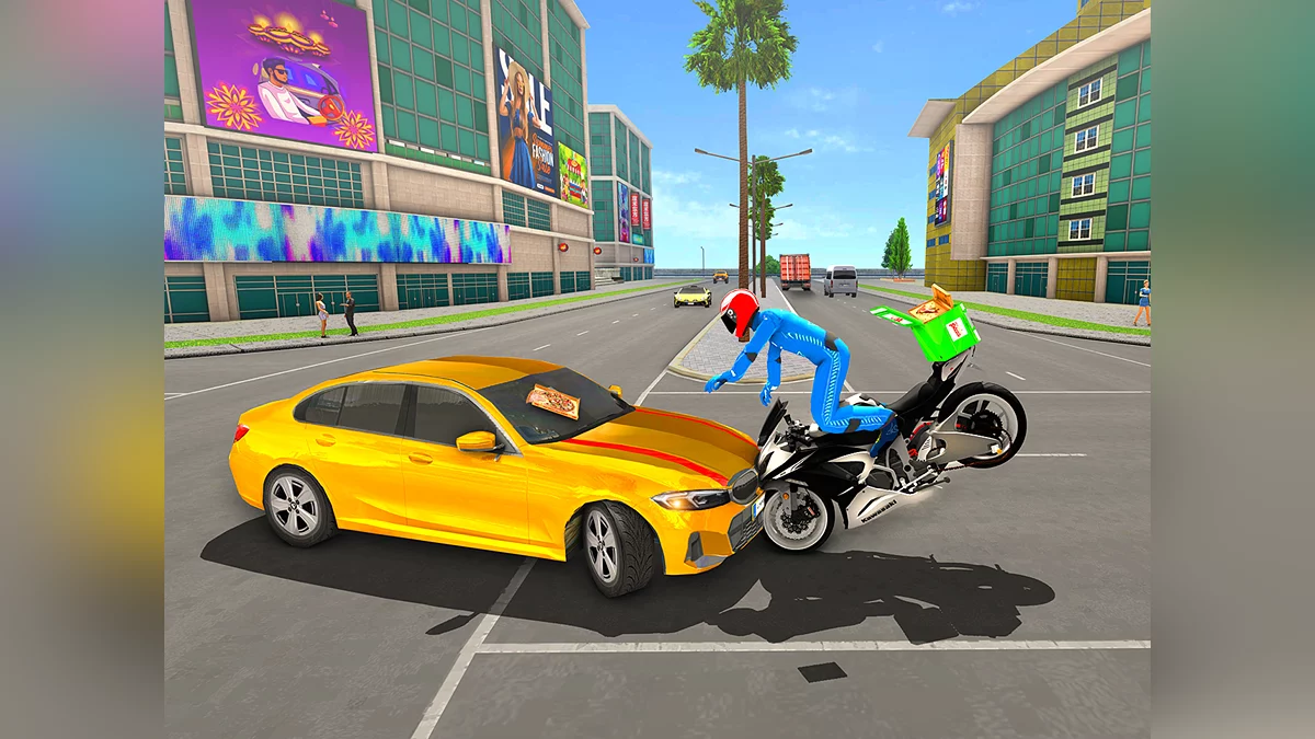 Скриншоты из Hot Pizza Home Rush Rider