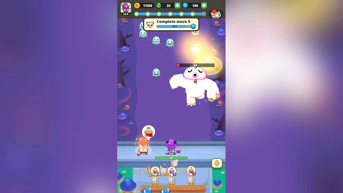 Скриншоты из Idle Cat Defense