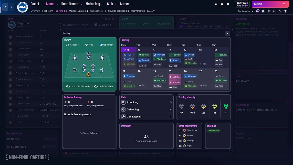 Скриншоты из Football Manager 26
