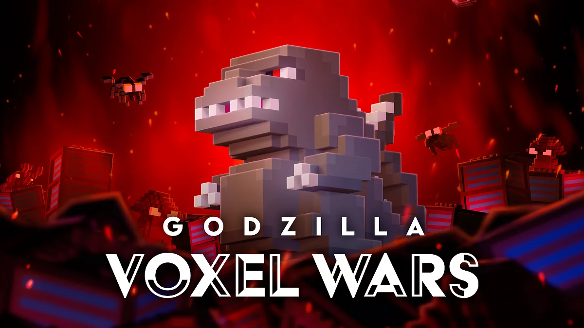 Арт из Godzilla Voxel Wars