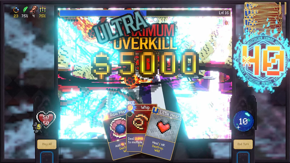 Скриншоты из Vampire Crawlers: The Turbo Wildcard from Vampire Survivors