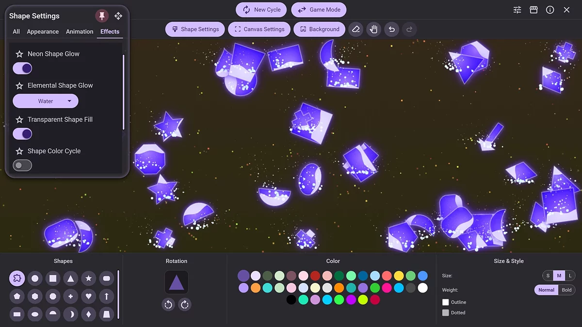 Скриншоты из Ephemeral Art: Shapeweaver