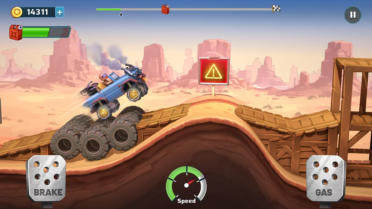 Скриншоты из Mountain Climb Racer