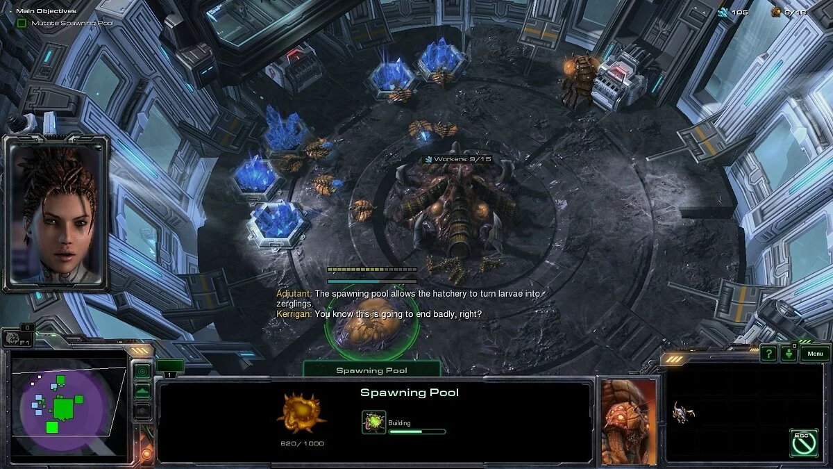 Скриншоты из StarCraft 2: Heart of the Swarm / Картинка 242