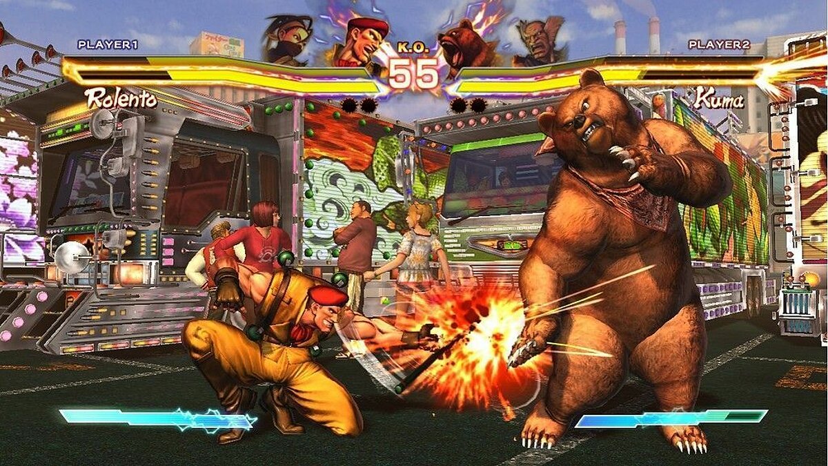 Теккен как играть вдвоем. Street Fighter х теккен 360. Street Fighter x Tekken. Игра про динозавров от капком. Street Fighter Zangief.