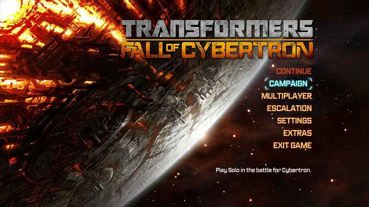 Transformers: Fall of Cybertron не устанавливается