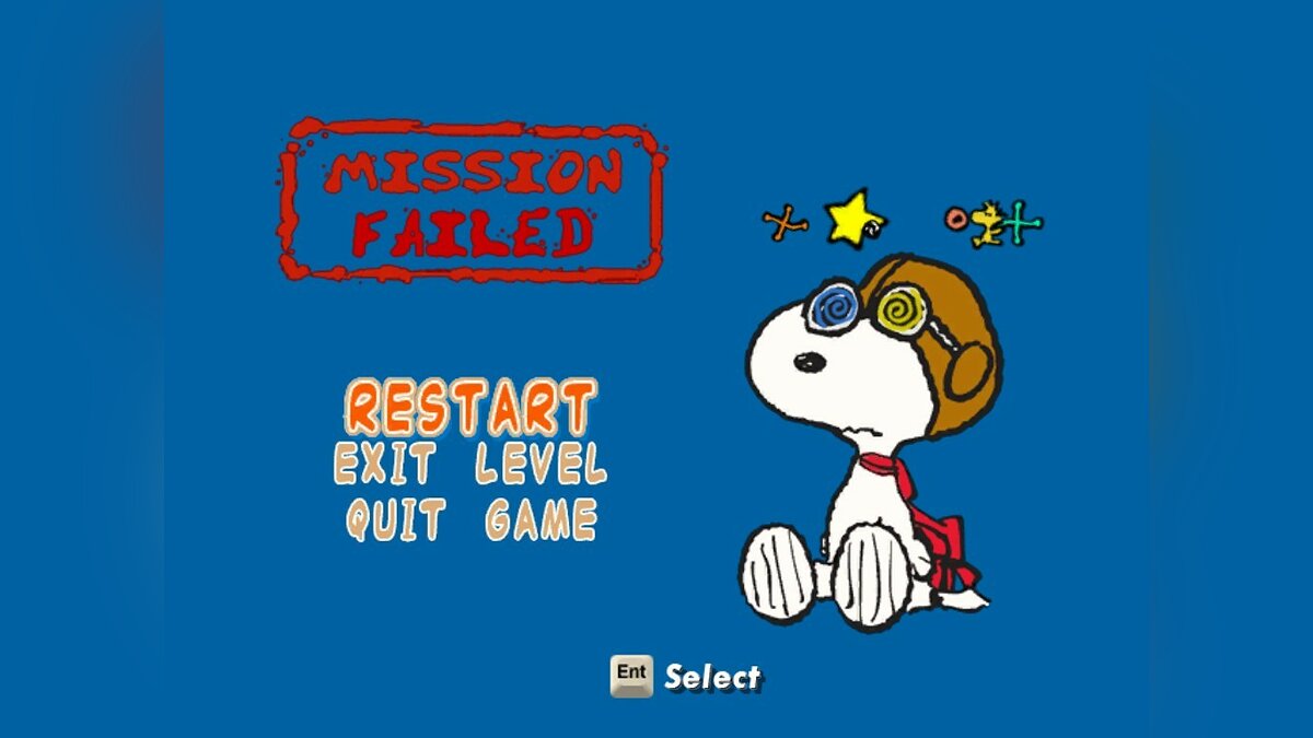 Скриншоты Snoopy vs. the Red Baron - всего 44 картинки из игры