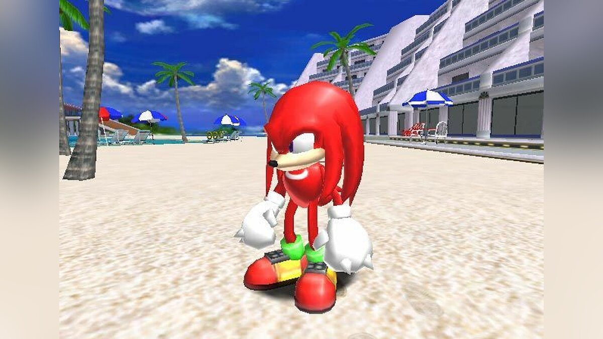 Adventure dx. Sonic Adventure DX #1. Sonic Adventure DX: Director's Cut. Sonic Adventure DX Knuckles. Sonic Adventure DX screenshot.