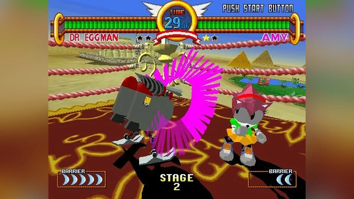 Скриншоты из Sonic the Fighters