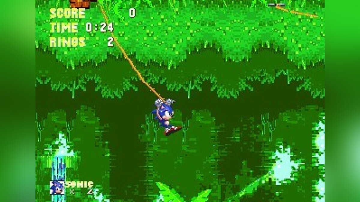 Sonic 3 screenshot. Wani Wani World Sega.