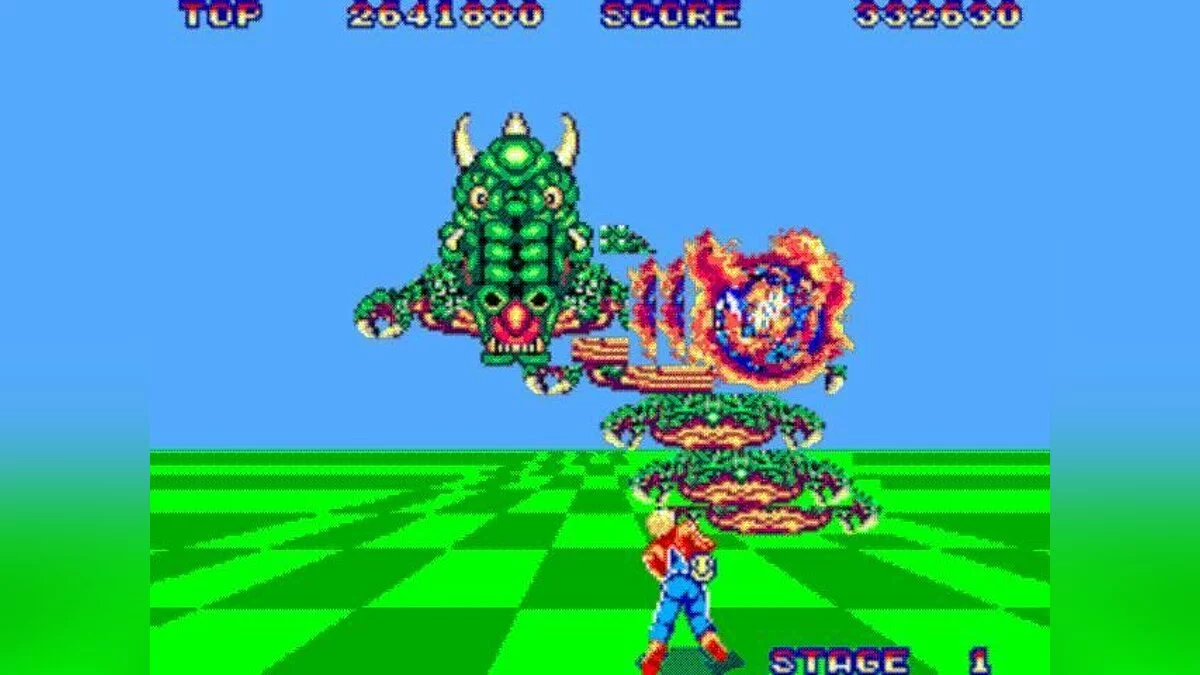 Скриншоты из Space Harrier