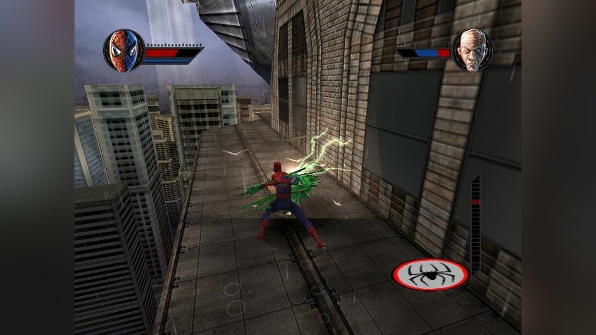 Паук играть без скачивания. Игра Spider man 2 the movie. Spider man ps1 2002. Spider man 2002 game. Человек паук 2002 игра.