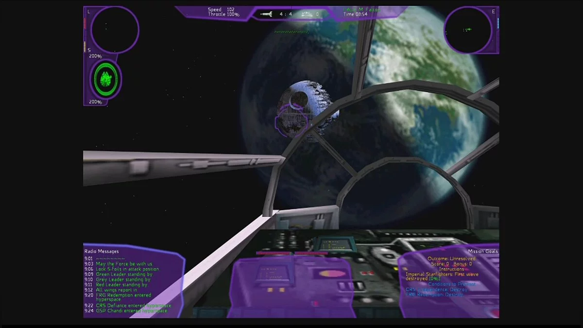 Скриншоты из Star Wars: X-Wing Alliance