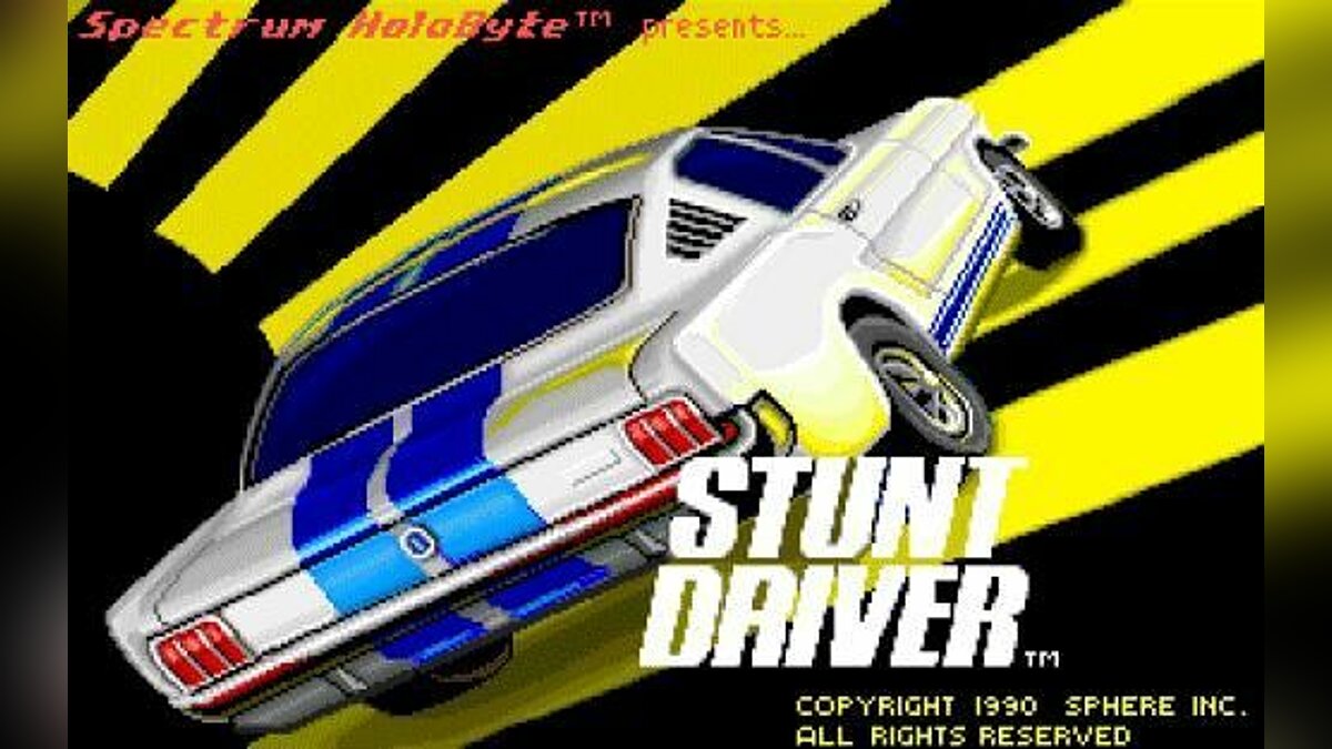 Stunts 1990. Driver 1990. Stunts dos game. Stunt Driver.