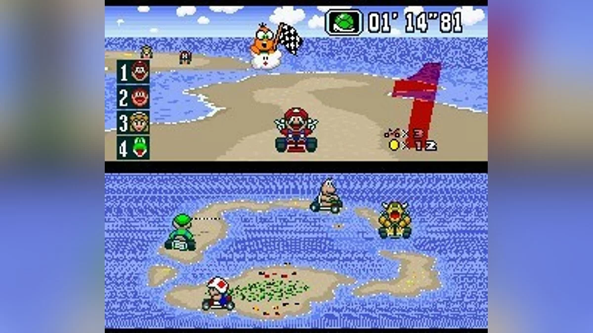 Скриншоты из Super Mario Kart / Картинка 43