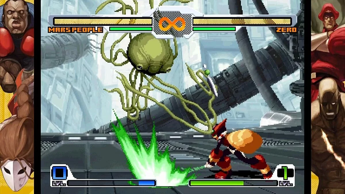 Скриншоты из SVC Chaos: SNK vs. Capcom