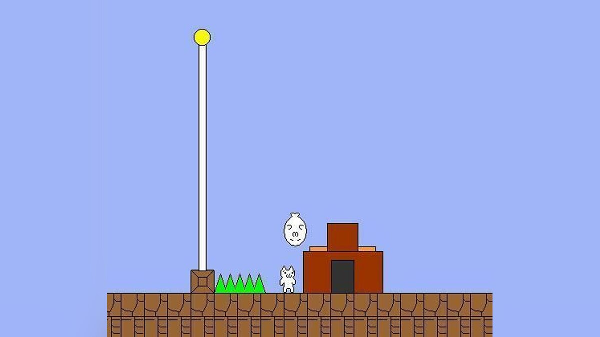 Скриншоты Syobon Action (Cat Mario) - всего 3 картинки из игры