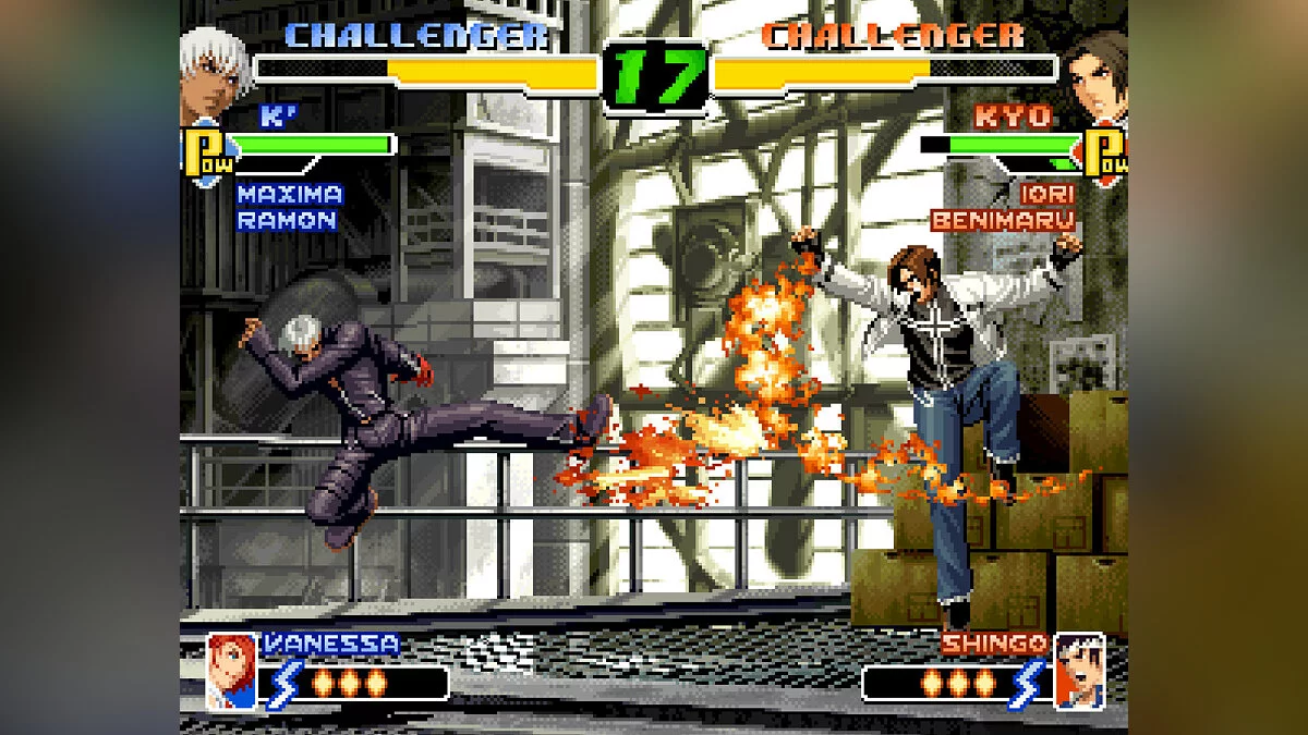 Скриншоты из King of Fighters 2000