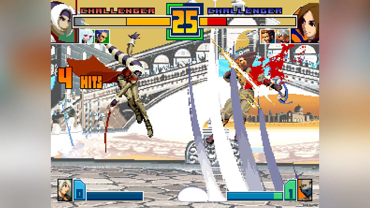 Скриншоты из King of Fighters 2001