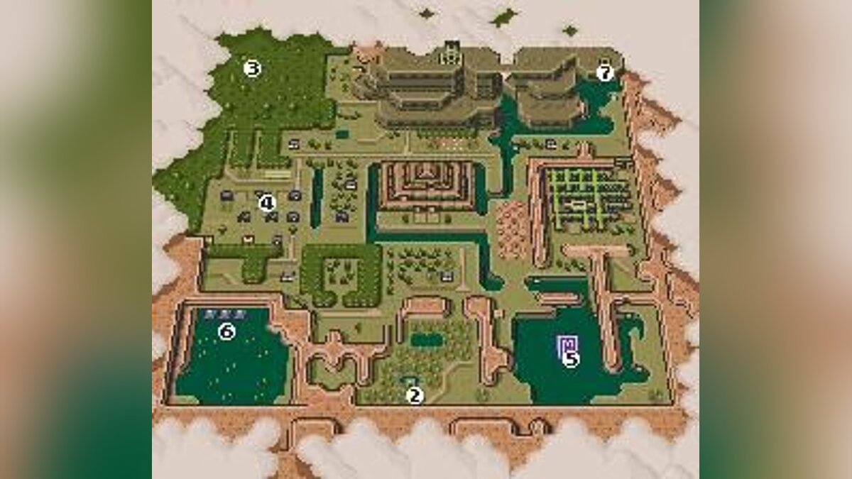 The legend of zelda a link to the past карта