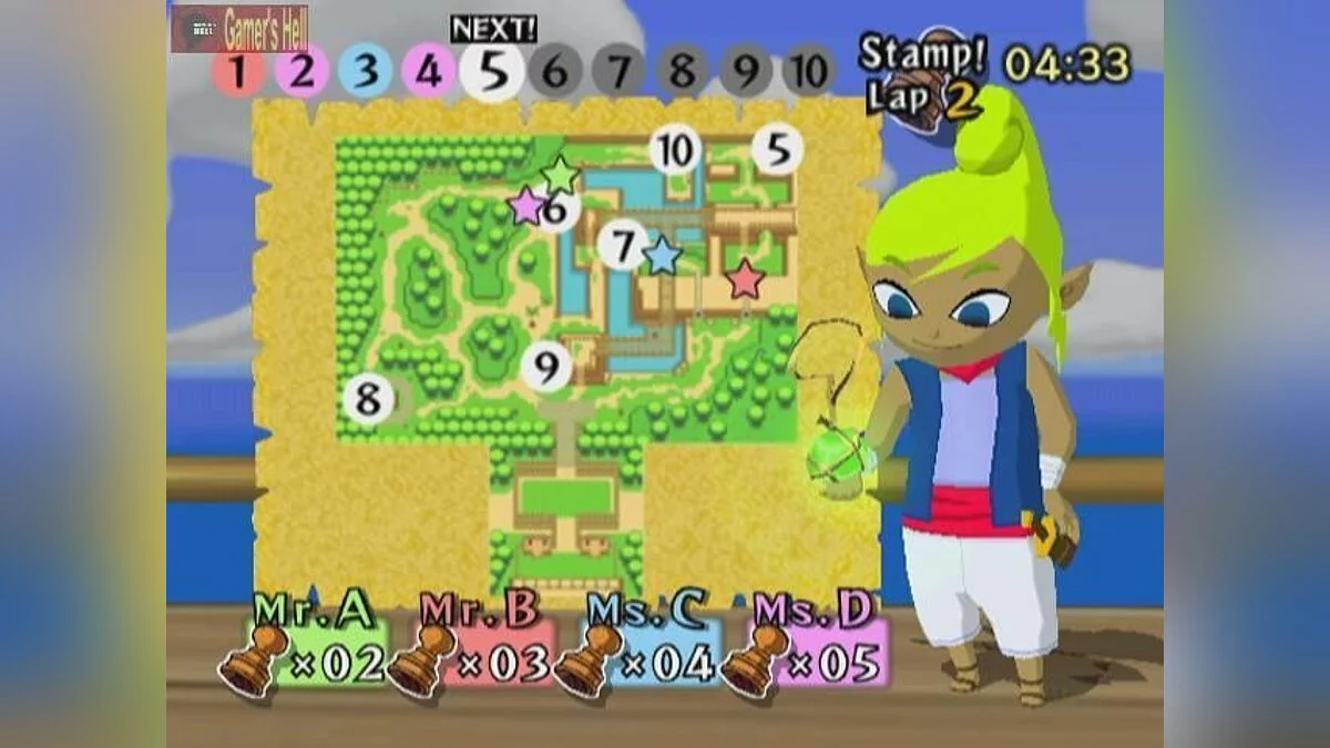 Скриншоты из Legend of Zelda: Tetra's Trackers