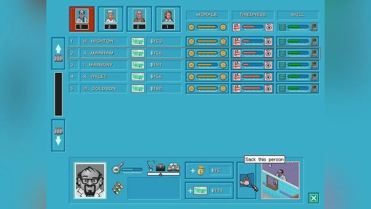 Скриншоты из Theme Hospital