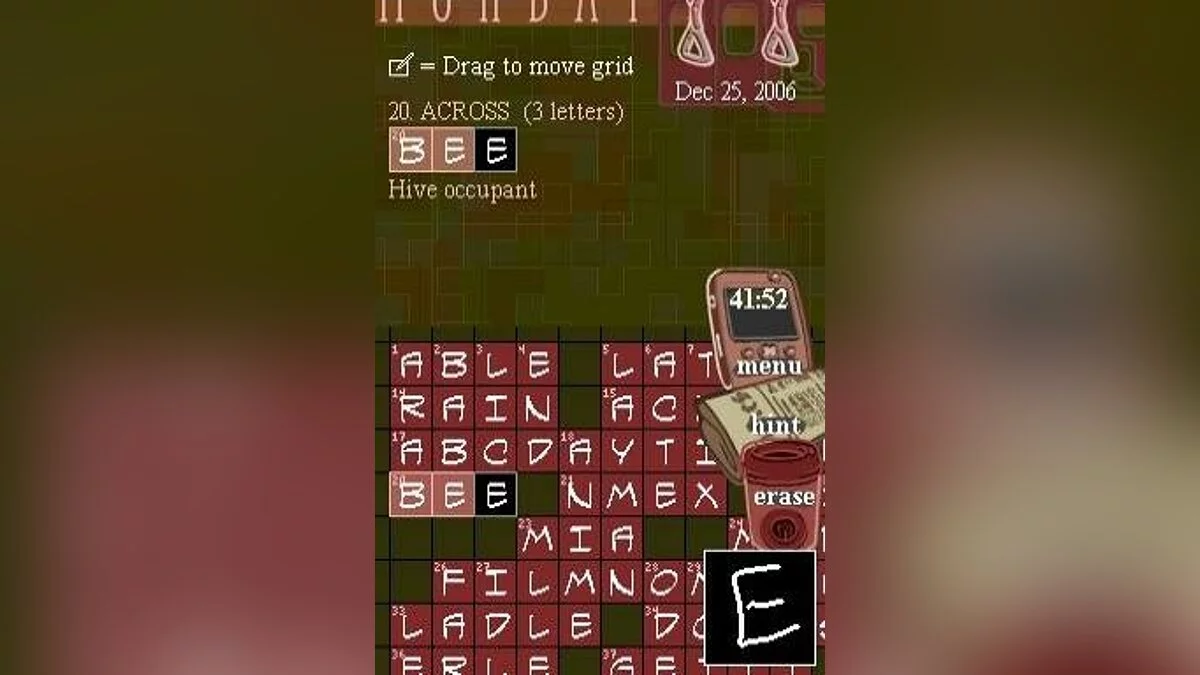 Скриншоты из New York Times Crosswords