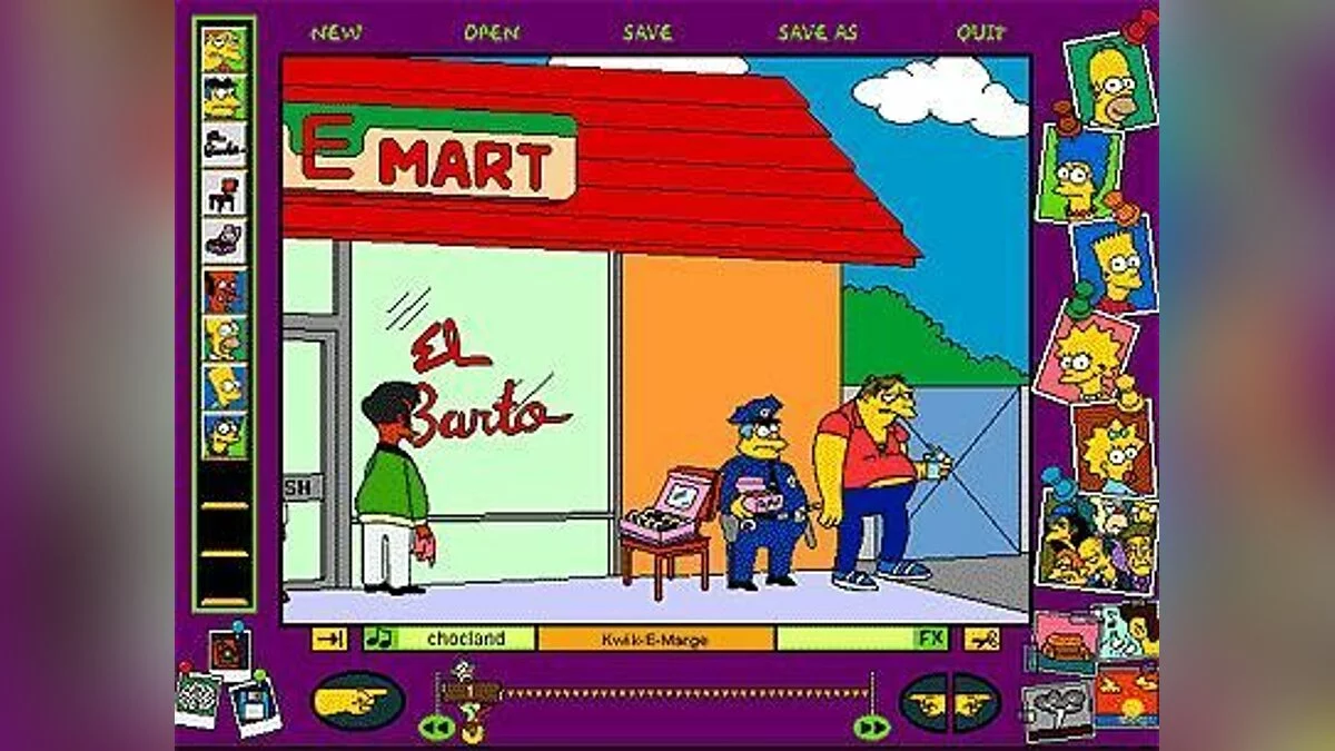 Скриншоты из Simpsons Cartoon Studio