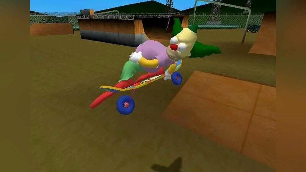 Скриншоты из Simpsons Skateboarding