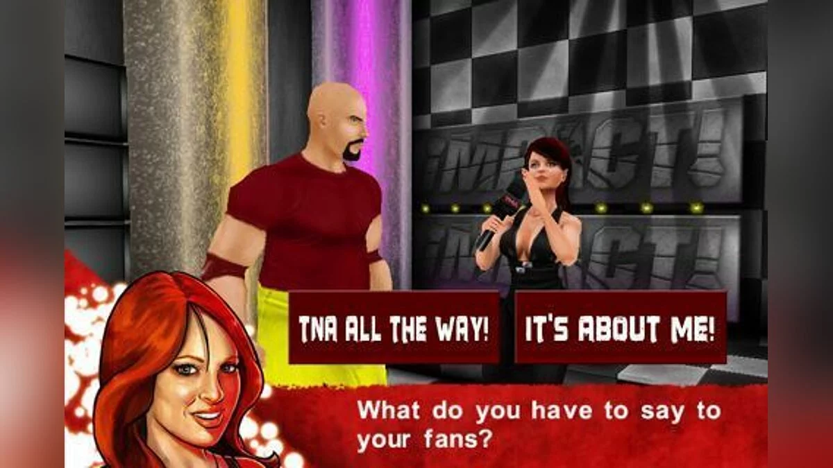 Скриншоты из TNA Wrestling iMPACT!