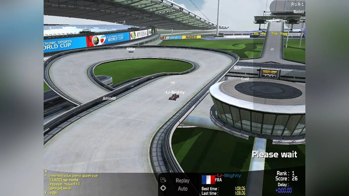Скриншоты из TrackMania Nations ESWC