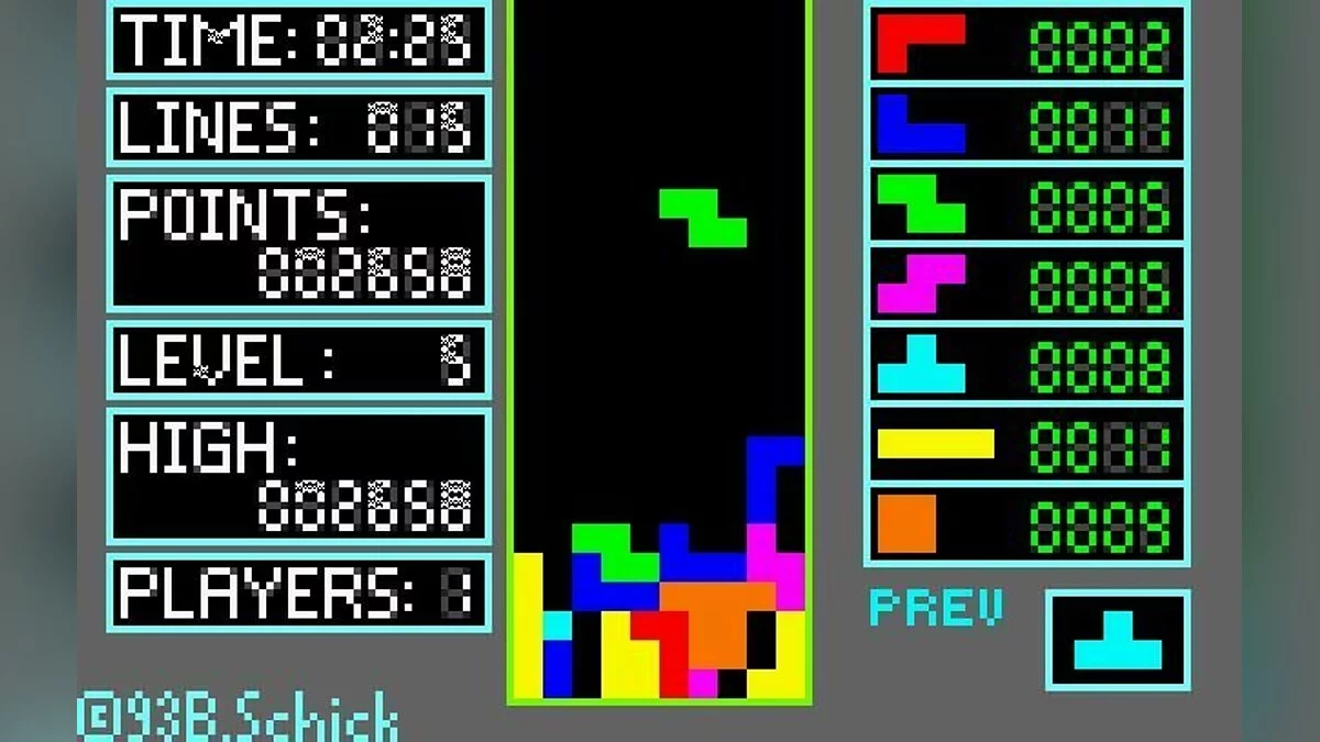 Скриншоты из T-Tris