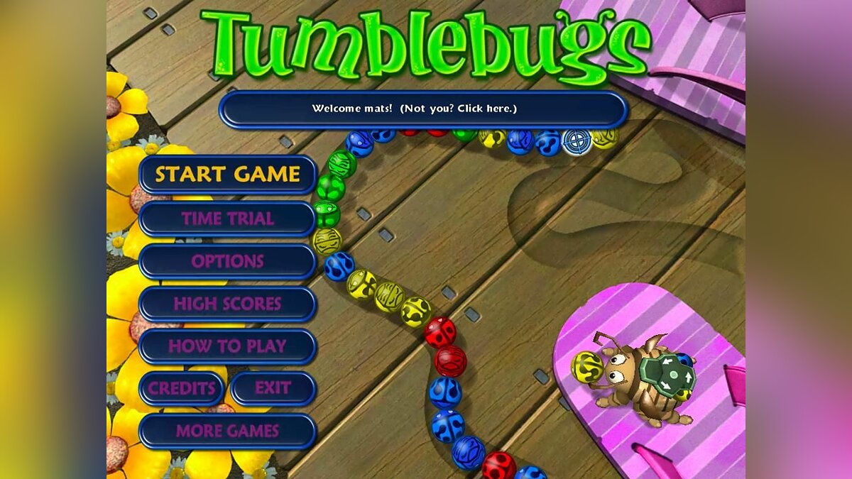 Скриншоты Tumblebugs - всего 10 картинок из игры