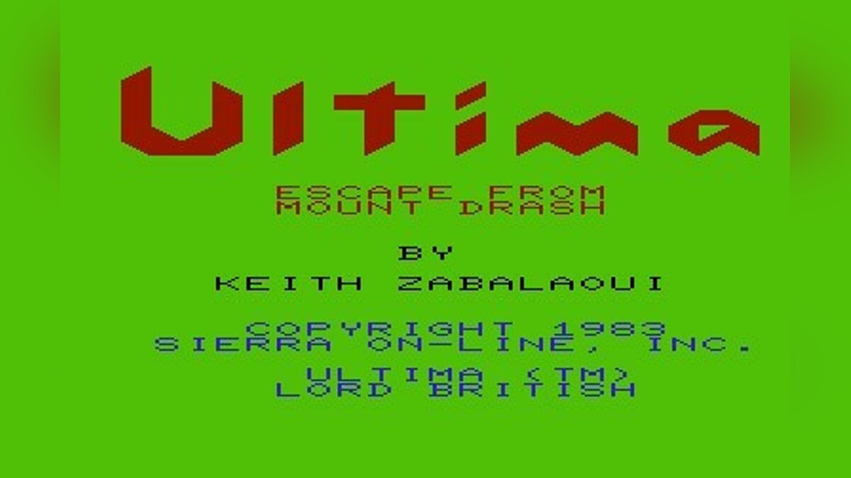 Ultima: Escape from Mt. Drash - что это за игра, трейлер, системные  требования, отзывы и оценки, цены и скидки, гайды и прохождение, похожие  игры