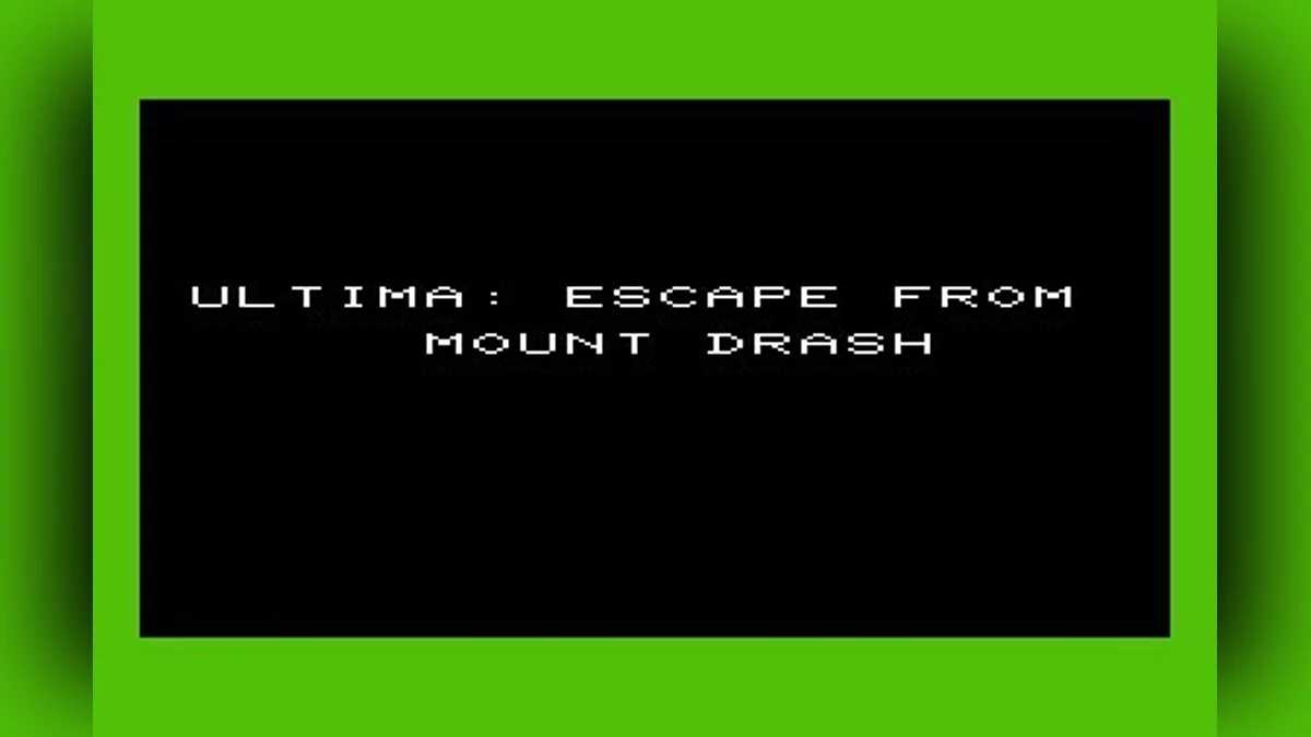 Скриншоты из Ultima: Escape from Mt. Drash