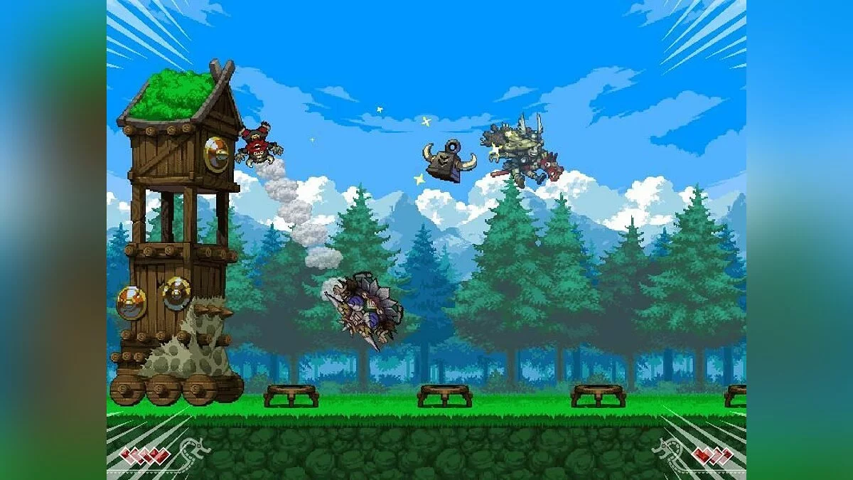 Скриншоты из Vikings on Trampolines