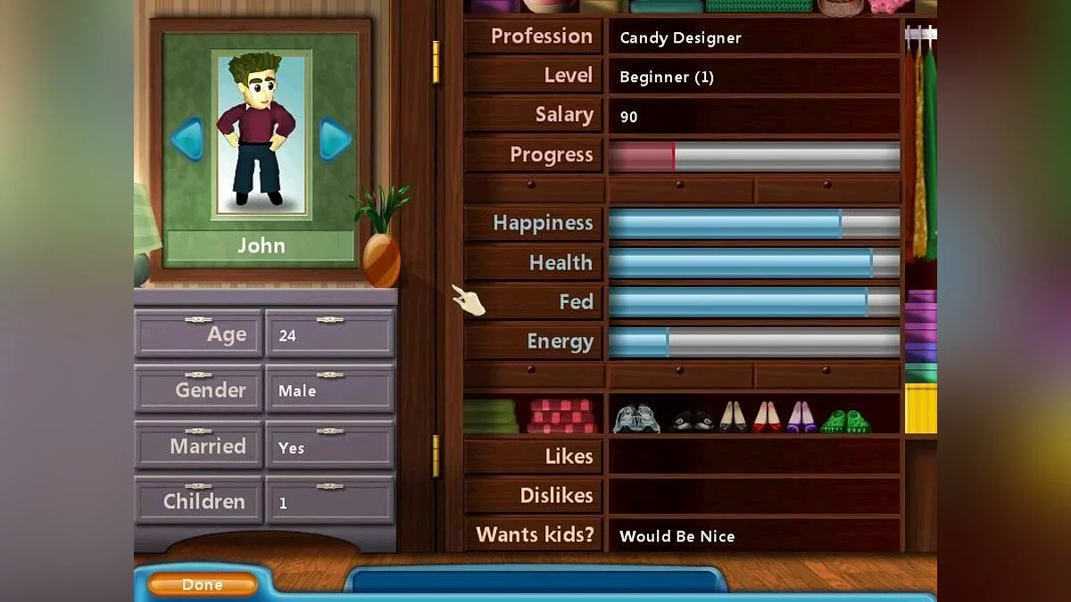 Скриншоты из Virtual Families