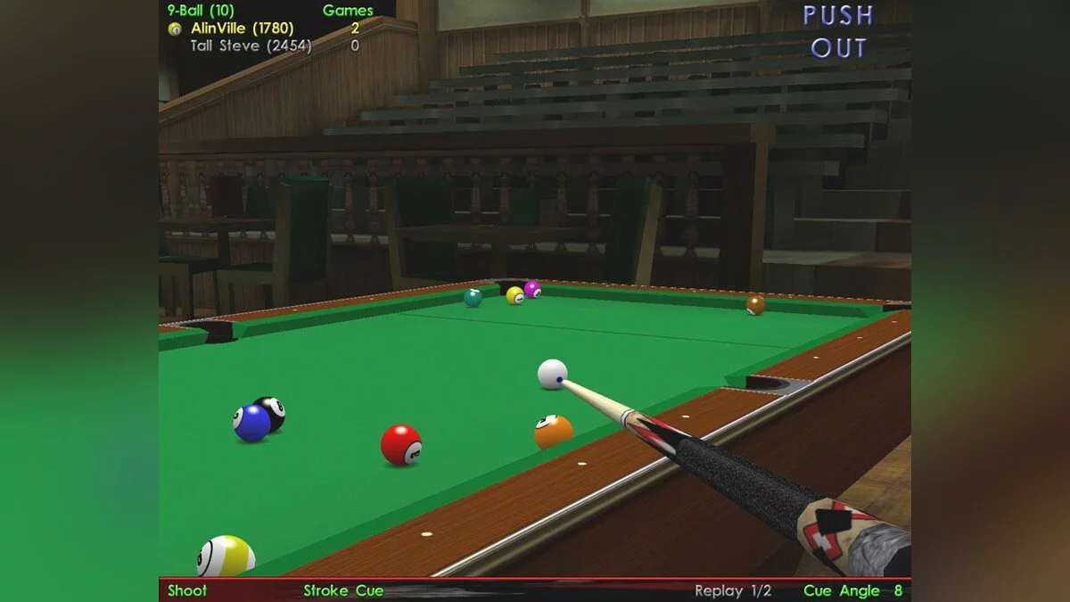 Скриншоты из Virtual Pool 3
