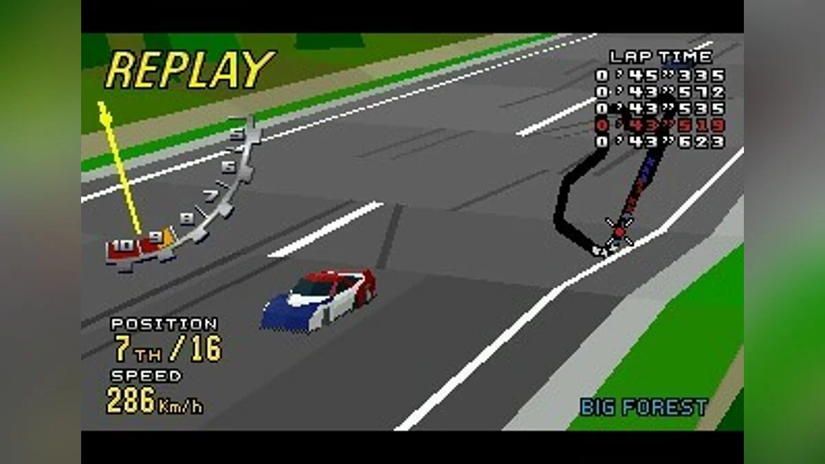 Скриншоты из Virtua Racing Deluxe