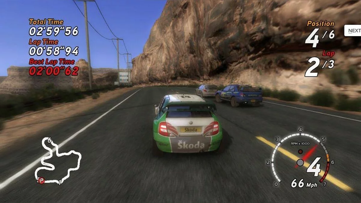 Скриншоты из Sega Rally Revo