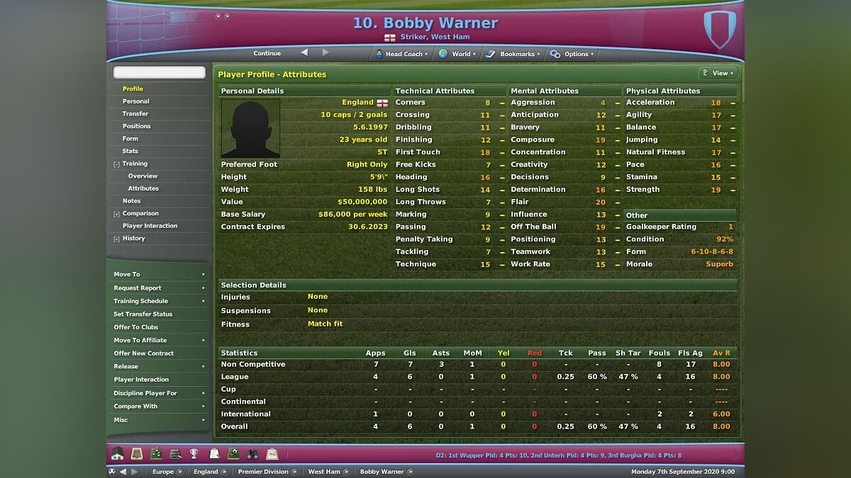 Worldwide Soccer Manager 2007 - что это за игра, трейлер, системные  требования, отзывы и оценки, цены и скидки, гайды и прохождение, похожие  игры FM 2007