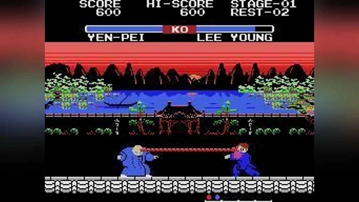 Скриншоты из Yie Ar Kung-Fu 2: The Emperor Yie-Gah