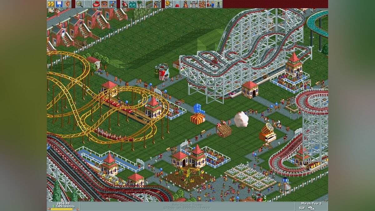 RollerCoaster Tycoon - что это за игра, трейлер, системные требования,  отзывы и оценки, цены и скидки, гайды и прохождение, похожие игры RCT