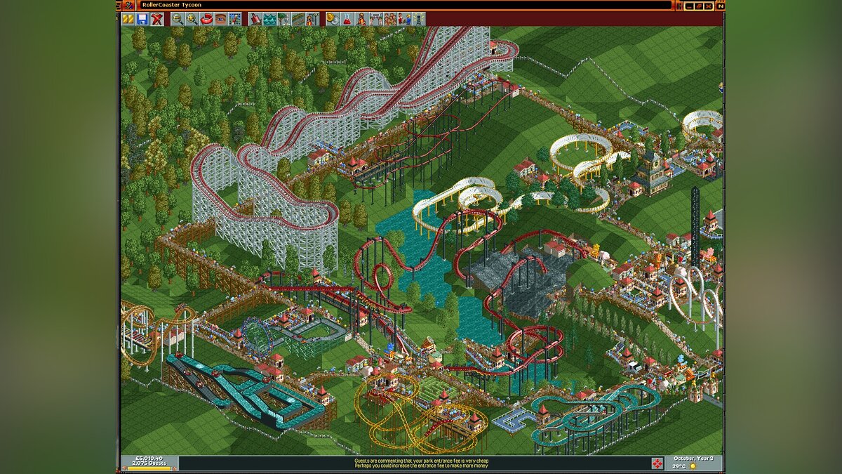 ТОП-11 - игры, похожие на RollerCoaster Tycoon (RCT) - список лучших игр  наподобие RollerCoaster Tycoon