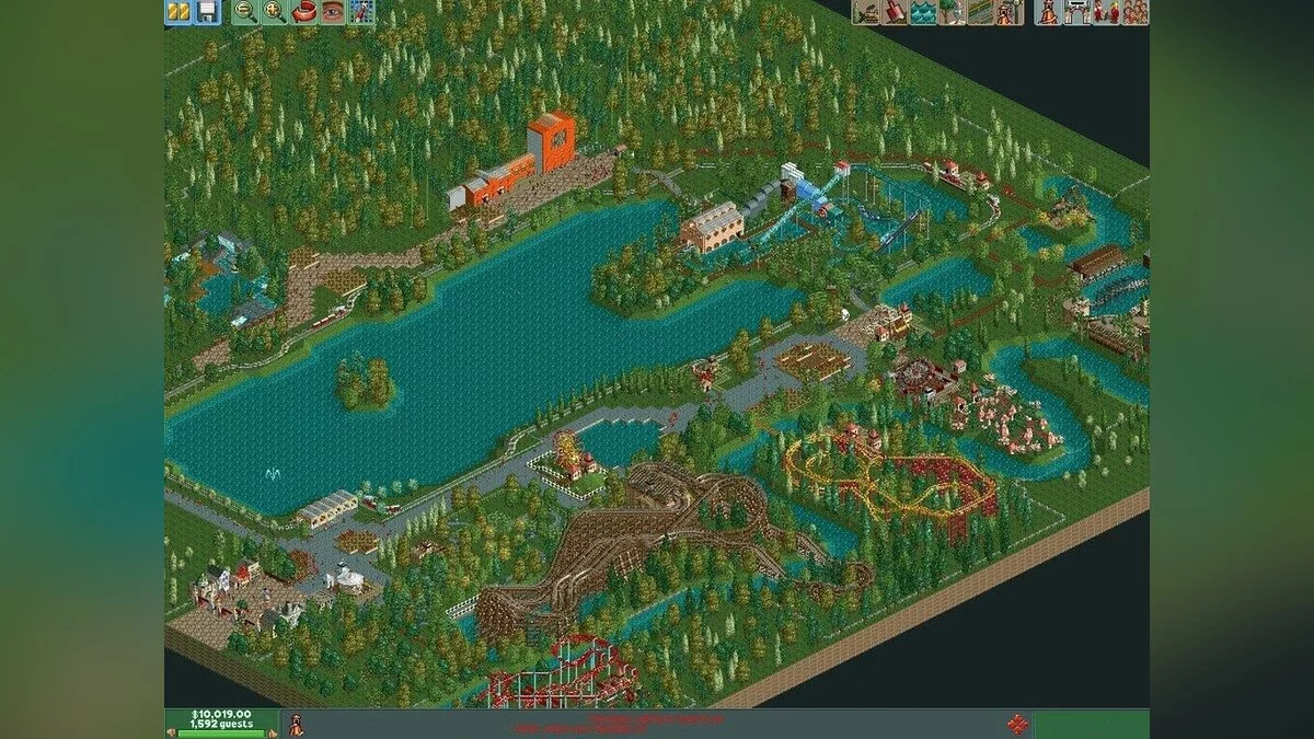 Скриншоты из RollerCoaster Tycoon 2