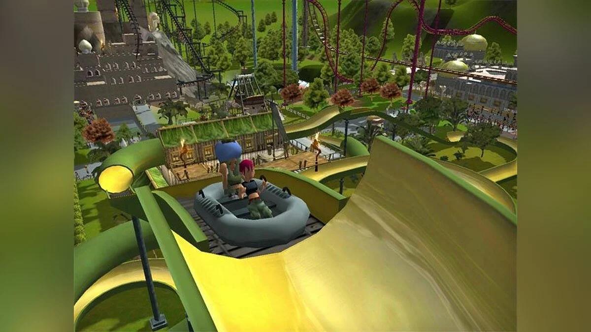 Скриншоты из RollerCoaster Tycoon 3