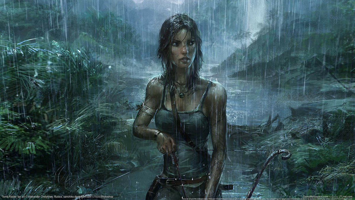 Девушки из игры Tomb Raider