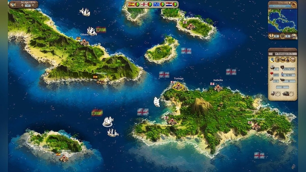 Скриншоты из Port Royale 3
